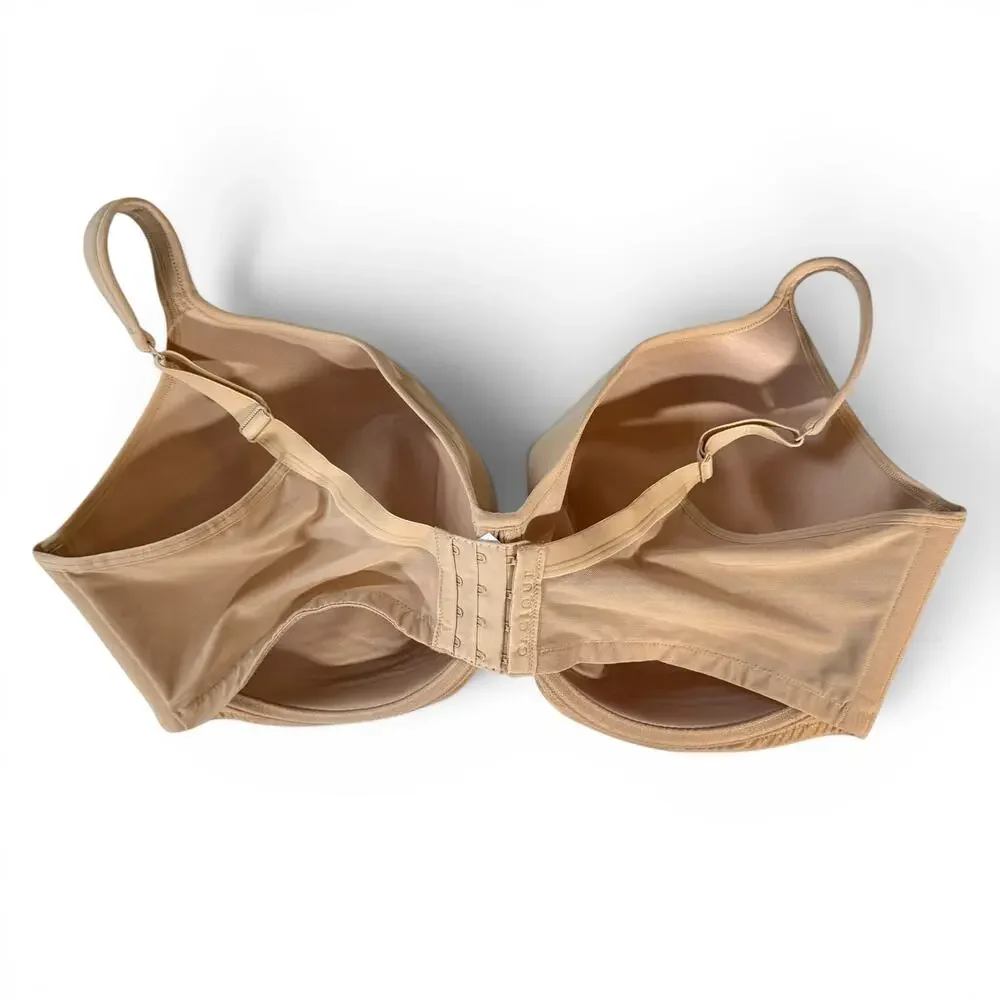 Cacique Lane Bryant Women's 46G Beige Nude Smooth Lightly Lined Balconette Bra